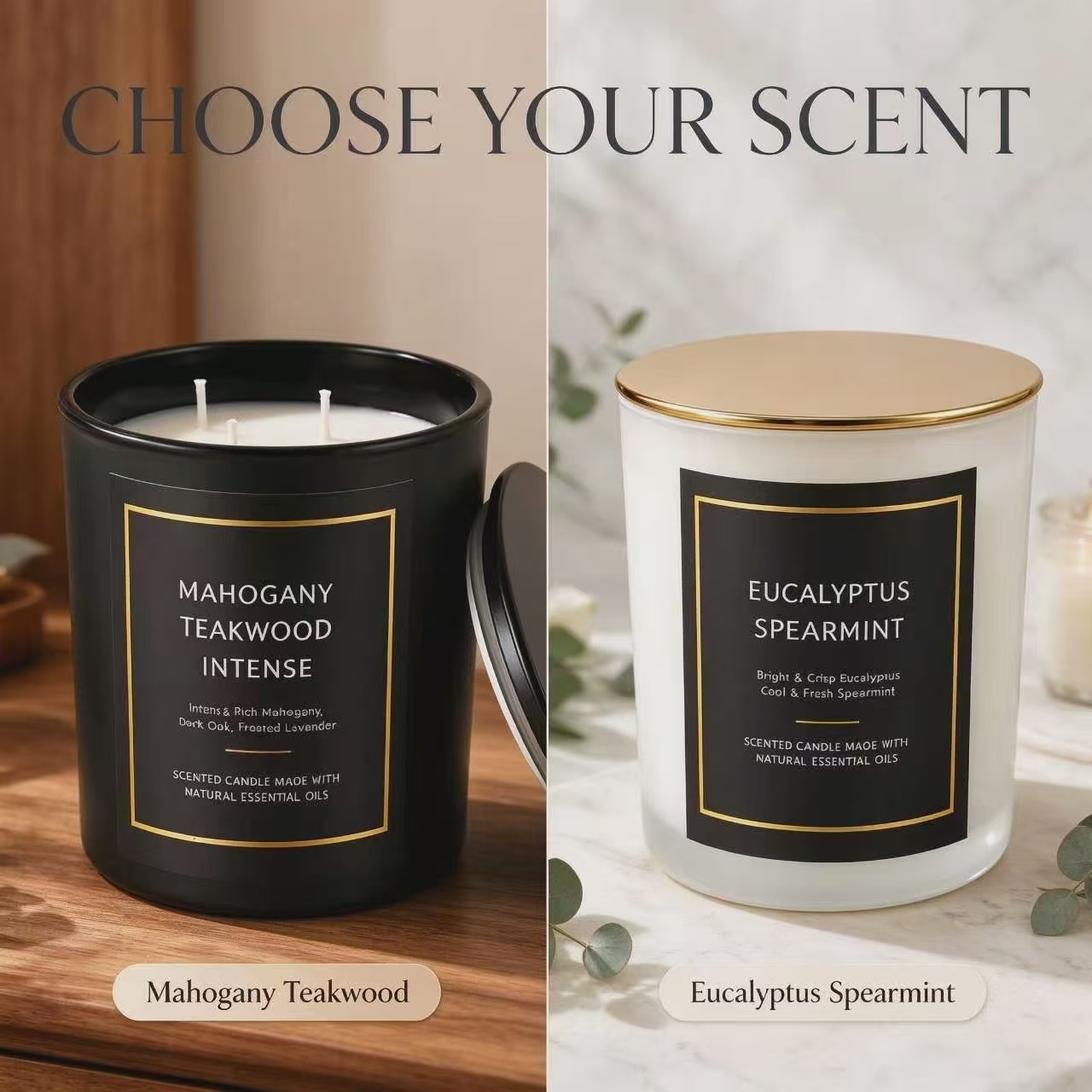 Geurkaarsen, romantische lucht - Home Fragrance Usa recensie en prijs